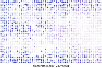 Dark Blue, Green vector red banner with set of circles, dots. Donuts Background. Creative Design Template. Technological halftone illustration.