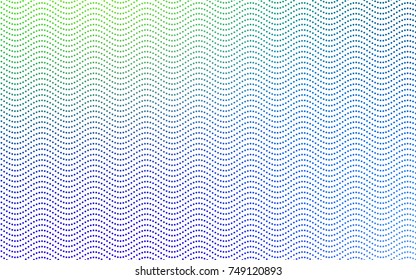 Dark Blue, Green vector red pattern of geometric circles, shapes. Colorful mosaic banner. Geometric background with colored disks.