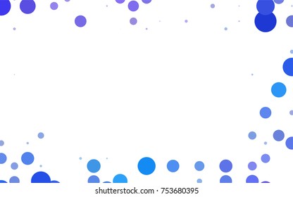 Dark Blue, Green vector red pattern of geometric circles, shapes. Colorful mosaic banner. Geometric background with colored disks.