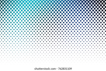 Dark Blue, Green vector red pattern of geometric circles, shapes. Colorful mosaic banner. Geometric background with colored disks.