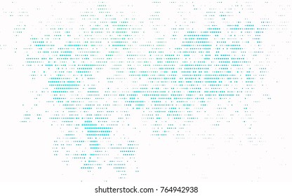 Dark Blue, Green vector red pattern of geometric circles, shapes. Colorful mosaic banner. Geometric background with colored disks.