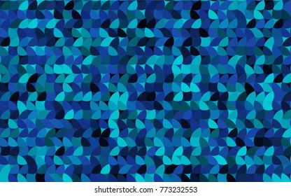 Dark Blue, Green vector red banner with set of circles, dots. Donuts Background. Creative Design Template. Technological halftone illustration.