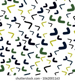 Dark Blue, Green vector seamless  pattern with bent ribbons. Shining illustration, which consist of blurred lines, circles. A completely new template for your business design.