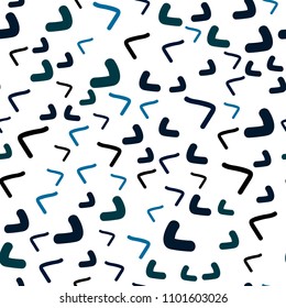Dark Blue, Green vector seamless  background with lamp shapes. A sample with blurred bubble shapes. Marble design for your web site.
