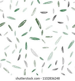 Dark Blue, Green vector seamless cover with spots. Illustration with set of shining colorful abstract circles. Completely new template for your brand book.