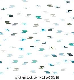 Dark Blue, Green vector seamless pattern with narrow lines. Shining colored illustration with narrow lines. The pattern can be used as ads, poster, banner for commercial.
