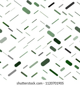 Dark Blue, Green vector seamless crossing pattern with narrow lines. Modern geometrical abstract illustration with staves. The pattern can be used for business ad, booklets, leaflets