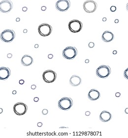 Dark Blue, Green vector seamless cover with spots. Glitter abstract illustration with blurred drops of rain. Beautiful design for your business advert.