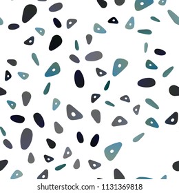 Dark Blue, Green vector seamless background with triangles, circles. Beautiful illustration with circles, triangles in nature style. Pattern for busines ad, booklets, leaflets