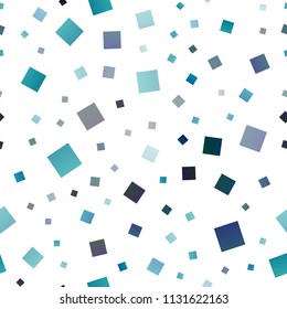 Dark Blue, Green vector seamless cover in polygonal style. Glitter abstract illustration with rectangular shapes. Pattern for commercials.