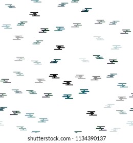 Dark Blue, Green vector seamless template with repeated sticks. Decorative shining illustration with lines on abstract template. The pattern can be used for busines ad, booklets, leaflets