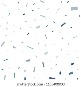 Dark Blue, Green vector seamless template with crystals, rectangles. Rectangles on abstract background with colorful gradient. Smart design for your business advert.