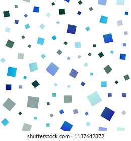 Dark Blue, Green vector seamless layout with lines, rectangles. Illustration with set of colorful rectangles. Modern template for your landing page.