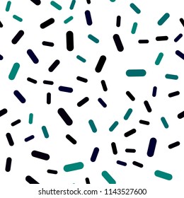 Dark Blue, Green vector seamless background with straight lines. Blurred decorative design in simple style with lines. Best design for your ad, poster, banner.