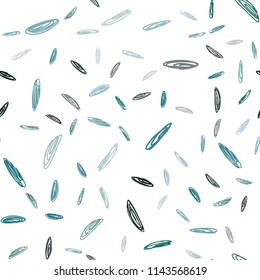 Dark Blue, Green vector seamless background with bubbles. Beautiful colored illustration with blurred circles in nature style. Beautiful design for your business advert.