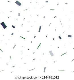 Dark Blue, Green vector seamless template with crystals, rectangles. Illustration with set of colorful rectangles. Pattern can be used for websites.