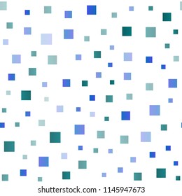 Dark Blue, Green vector seamless cover in polygonal style. Illustration with set of colorful rectangles. The template can be used as a background.