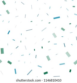 Dark Blue, Green vector seamless backdrop with rectangles, squares. Rectangles on abstract background with colorful gradient. Pattern for commercials.