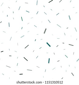 Dark Blue, Green vector seamless cover with long lines. Blurred decorative design in simple style with lines. Best design for your ad, poster, banner.