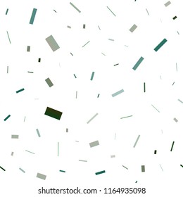 Dark Blue, Green vector seamless backdrop with rectangles, squares. Beautiful illustration with rectangles and squares. Pattern can be used for websites.
