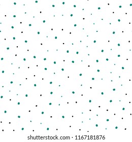 Dark Blue, Green vector seamless background with bubbles. Beautiful colored illustration with blurred circles in nature style. Trendy design for wallpaper, fabric makers.