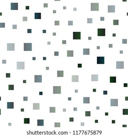 Dark Blue, Green vector seamless cover in polygonal style. Rectangles on abstract background with colorful gradient. The template can be used as a background.