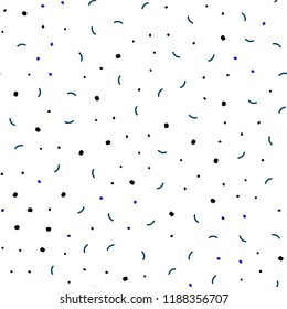 Dark Blue, Green vector seamless template with circles, triangles. Modern abstract colorful illustration with spheres and lines. Trendy design for wallpaper, fabric makers.