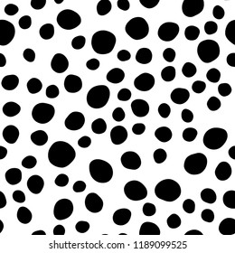 Dark Blue, Green vector seamless cover with circles. Blurred decorative design in abstract style with bubbles. Pattern for trendy fabric, wallpapers.
