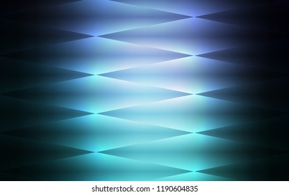 Dark Blue, Green vector seamless texture in rectangular style. Modern abstract illustration with colorful rectangles. Pattern for design of window blinds, curtains.