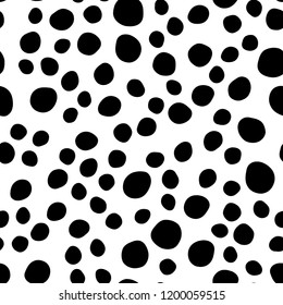 Dark Blue, Green vector seamless template with spots. Abstract illustration with colored bubbles in nature style. Pattern for trendy fabric, wallpapers.