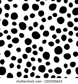 Dark Blue, Green vector seamless template with spots. Modern abstract illustration with colorful water drops. Pattern for trendy fabric, wallpapers.