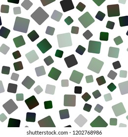 Dark Blue, Green vector seamless cover in polygonal style. Glitter abstract illustration with rectangular shapes. Pattern for busines ad, booklets, leaflets