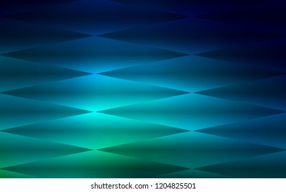 Dark Blue, Green vector seamless cover in polygonal style. Abstract gradient illustration with rectangles. Pattern for design of fabric, wallpapers.