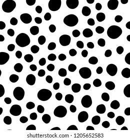 Dark Blue, Green vector seamless template with spots. Blurred bubbles on abstract backdrop with colorful gradient. Pattern for design of window blinds, curtains.
