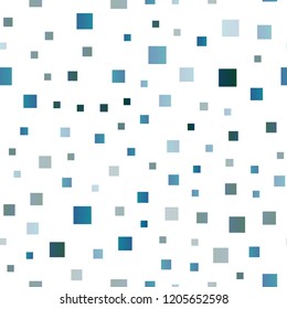 Dark Blue, Green vector seamless backdrop with rectangles, squares. Rectangles on abstract background with colorful gradient. Pattern can be used for websites.