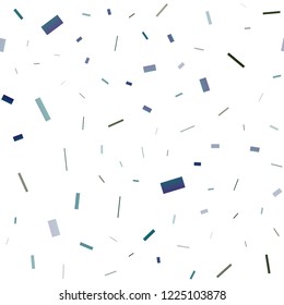 Dark Blue, Green vector seamless layout with lines, rectangles. Illustration with set of colorful rectangles. Best design for your ad, poster, banner.