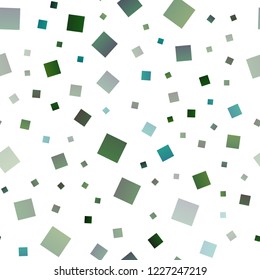 Dark Blue, Green vector seamless texture in rectangular style. Illustration with set of colorful rectangles. Pattern can be used for websites.