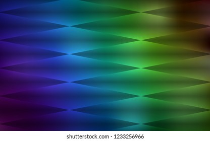 Dark Blue, Green vector seamless texture in rectangular style. Decorative design in abstract style with rectangles. Design for textile, fabric, wallpapers.