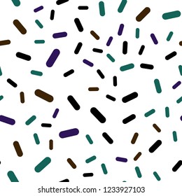 Dark Blue, Green vector seamless pattern with sharp lines. Blurred decorative design in simple style with lines. Pattern for your busines websites.