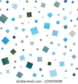 Dark Blue, Green vector seamless backdrop with rectangles, squares. Modern abstract illustration with colorful rectangles. Smart design for your business advert.