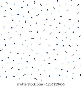 Dark Blue, Green vector seamless layout with circles, lines. Modern abstract colorful illustration with spheres and lines. Pattern for design of window blinds, curtains.