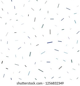 Dark Blue, Green vector seamless layout with flat lines. Decorative shining illustration with lines on abstract template. Best design for your ad, poster, banner.