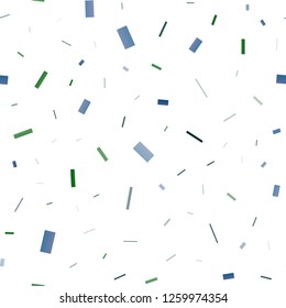 Dark Blue, Green vector seamless backdrop with rectangles, squares. Modern abstract illustration with colorful rectangles. Modern template for your landing page.