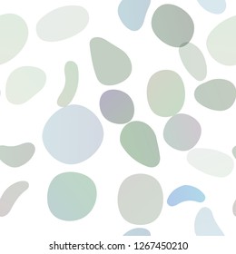 Dark Blue, Green vector seamless layout with circle spots. Modern abstract illustration with colorful water drops. Template for business cards, websites.