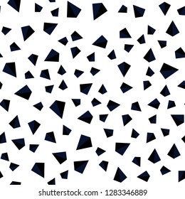 Dark Blue, Green vector seamless, isometric texture with triangular style. Modern abstract illustration with colorful triangles. Texture for window blinds, curtains.