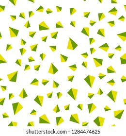 Dark Blue, Green vector seamless, isometric cover with polygonal style. Beautiful illustration with triangles in nature style. Template for business cards, websites.