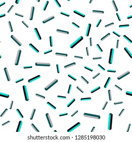 Dark Blue, Green vector seamless, isometric pattern with sharp lines. Modern geometrical abstract illustration with Lines. Design for textile, fabric, wallpapers.