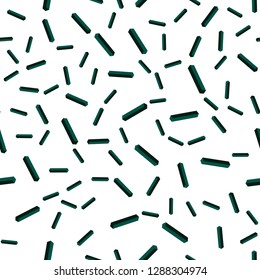 Dark Blue, Green vector seamless, isometric pattern with sharp lines. Modern geometrical abstract illustration with Lines. Pattern for design of fabric, wallpapers.