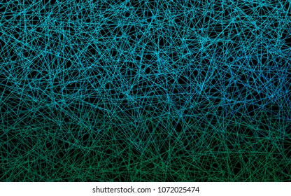 Dark Blue, Green vector of small triangles on white background. Illustration of abstract texture of triangles. Pattern design for banner, poster, cover.