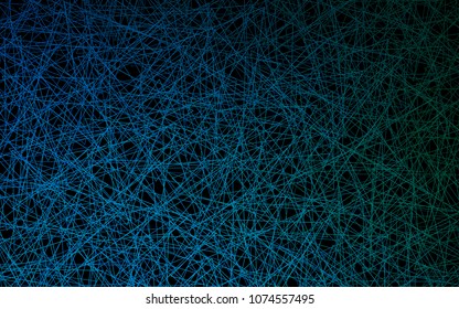 Dark Blue, Green vector of small triangles on white background. Illustration of abstract texture of triangles. Pattern design for banner, poster, cover.